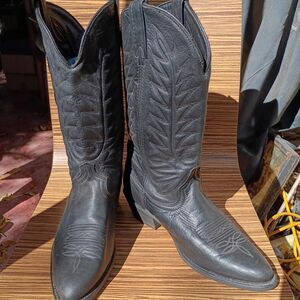 Unbranded Men's Black Western Boots